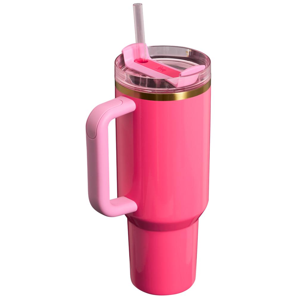 Tumbler Stanley Pink Adventure Quencher H2.0 Travel | 40 OZ Rosas | AQBP-06517