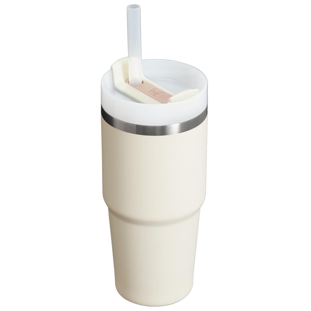 Tumbler Stanley Quencher H2.0 Travel | 14 OZ Creme Blancas | DJYA-84302