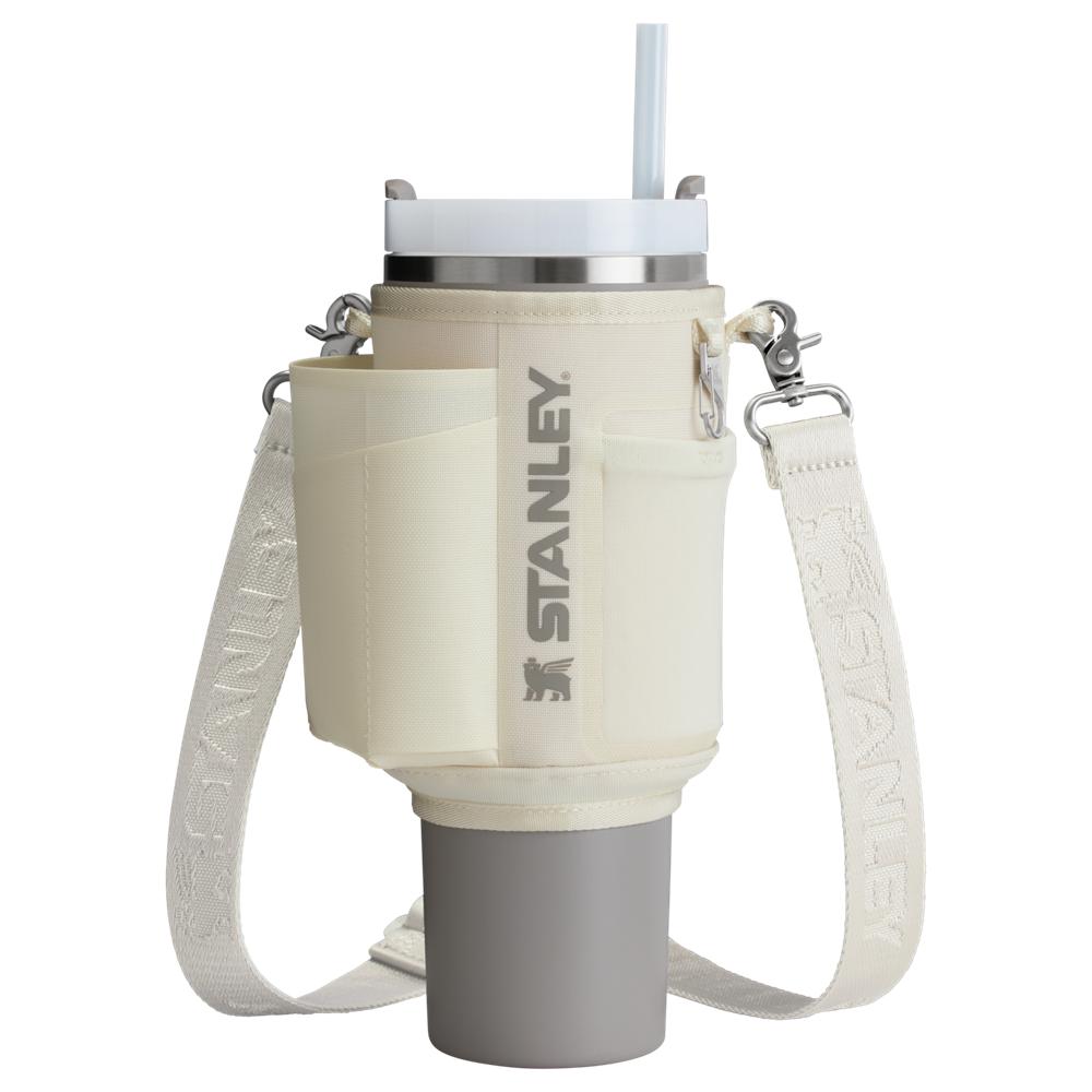 Tumbler Stanley The All Day 40 OZ Quencher Carry-All Creme Blancas | ABYL-73514