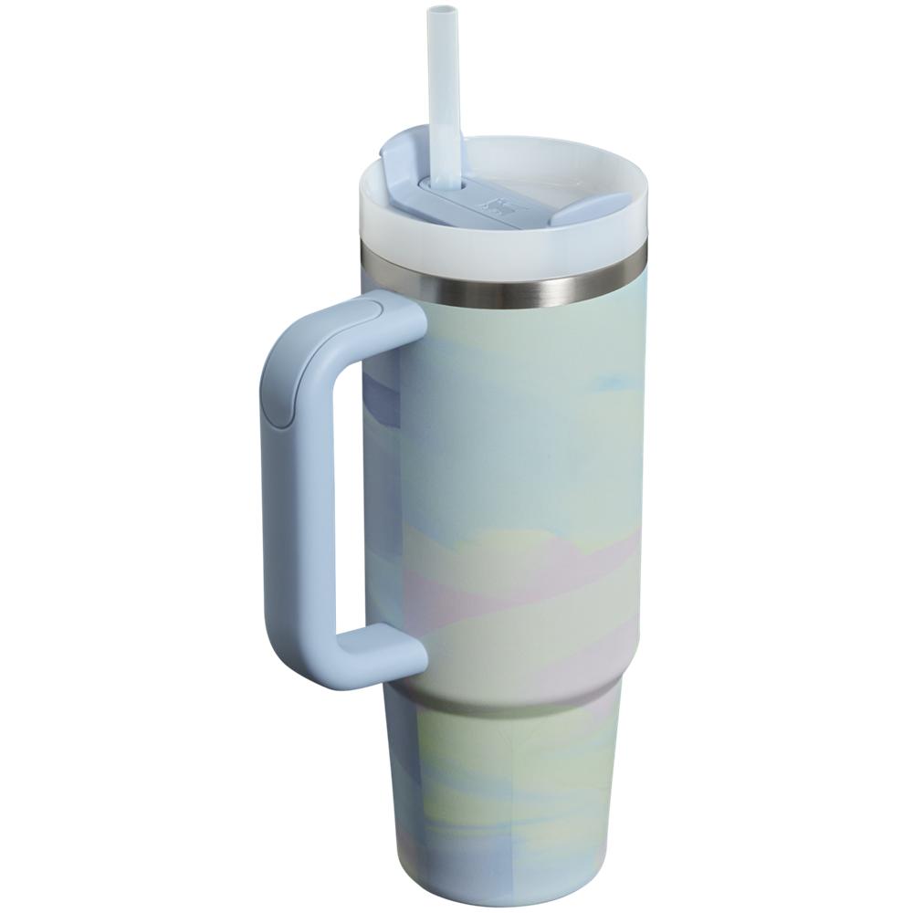 Tumbler Stanley The Clean Slate Brushstrokes Quencher H2.0 FlowState™ | 30 OZ Azules | HSZG-58162