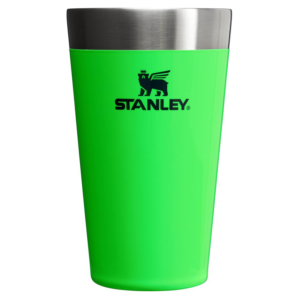 Vacuum Bottles Stanley The Neon Adventure Stacking Beer Pint | 16 OZ Verde | RKFH-89763