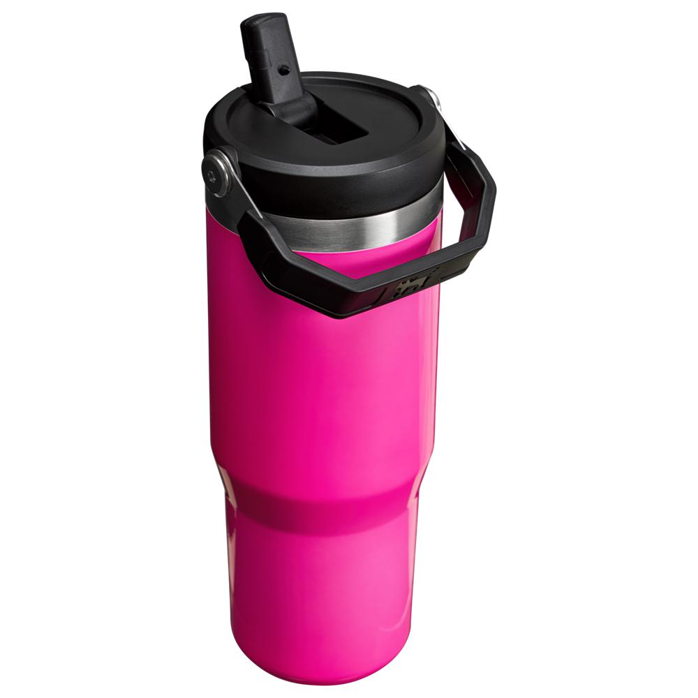 Vacuum Bottles Stanley The Neon IceFlow™ Flip Straw Tumbler | 30 OZ Rosas | FDQH-46753