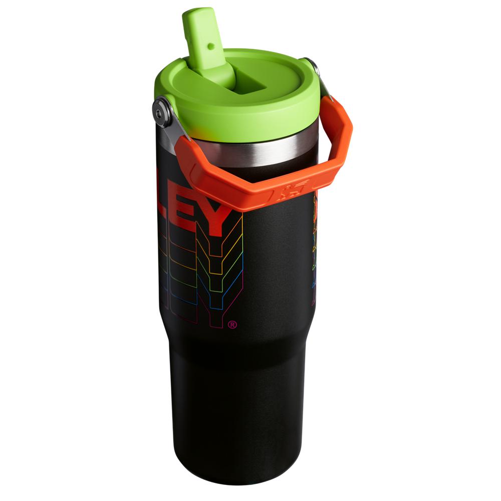 Vacuum Bottles Stanley The Reverb IceFlow™ Flip Straw Tumbler I 30 OZ Negras | TNGE-10357