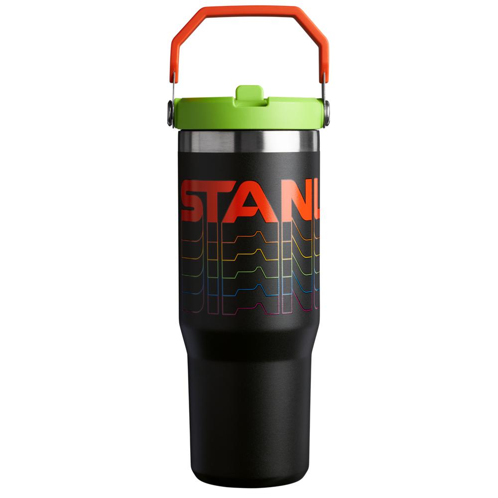 Vacuum Bottles Stanley The Reverb IceFlow™ Flip Straw Tumbler I 30 OZ Negras | TNGE-10357