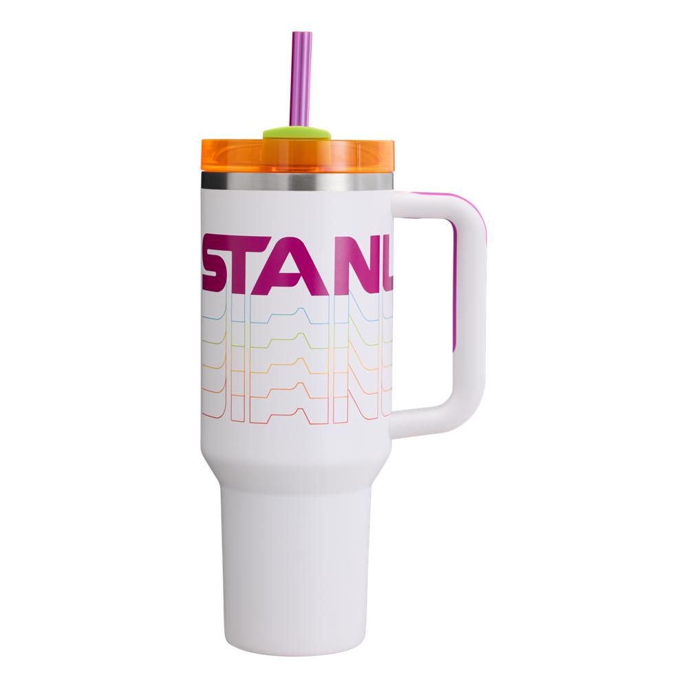 Vacuum Bottles Stanley The Reverb Quencher H2.0 FlowState™ Tumbler | 40 OZ Blancas | FNOG-53142